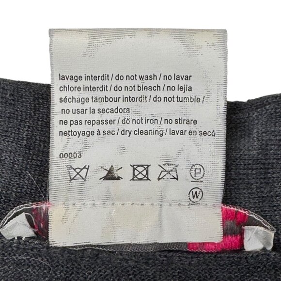 Vintage Babydoll Dress Sz.M Gray  Office Siren Career Work Twee Minimalist - Picture 12 of 13